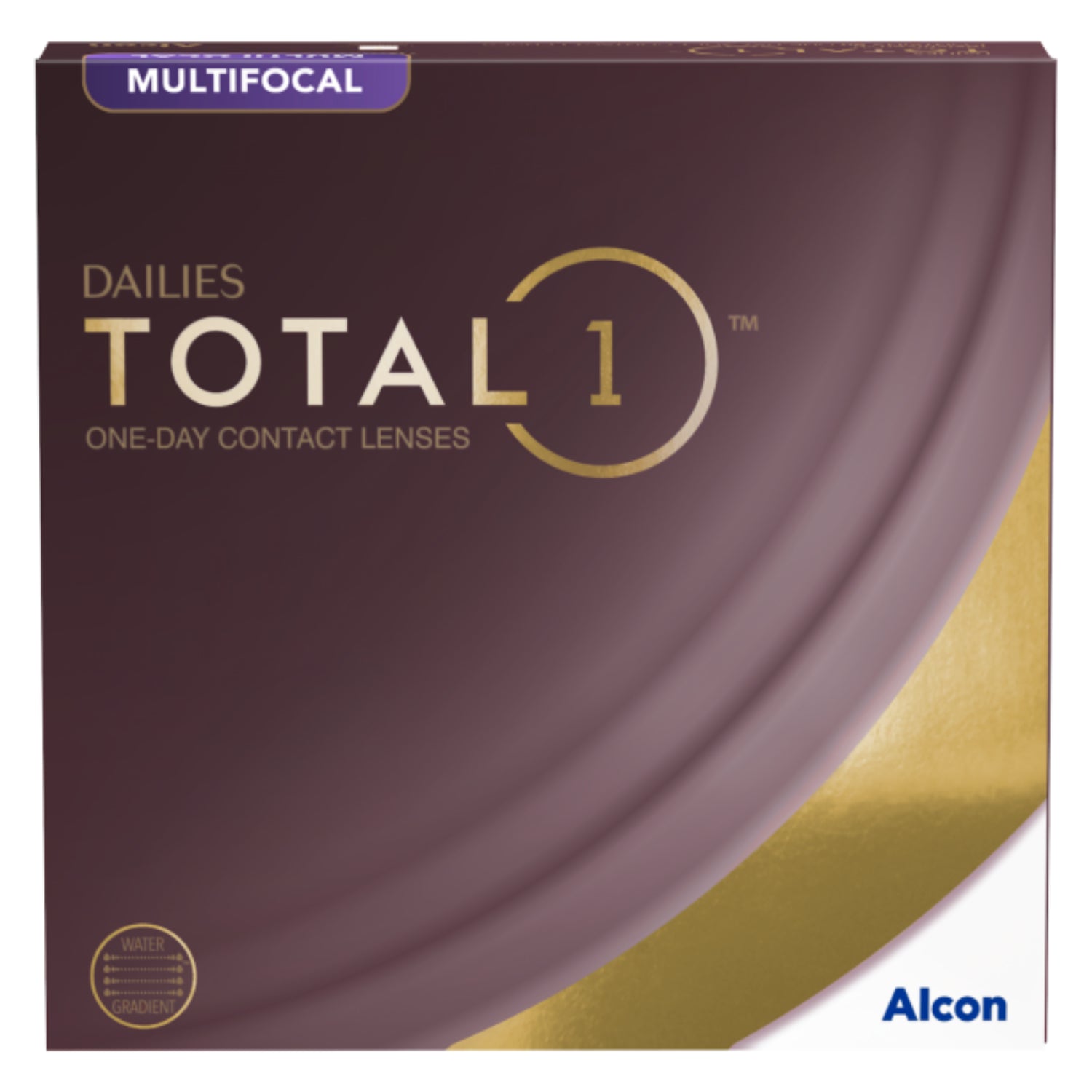 Alcon Dailies Total 1 box of contacts on white background