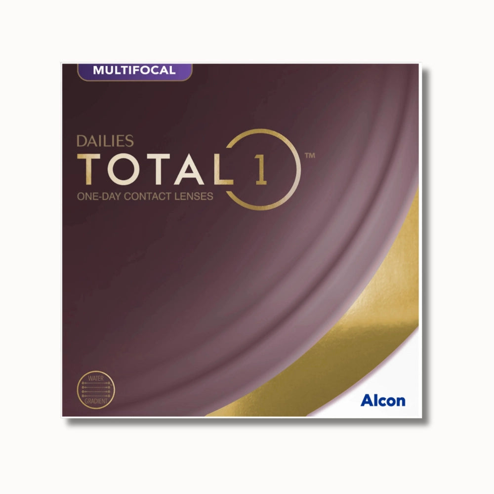 Alcon Dailies Total 1 box of contacts on white background