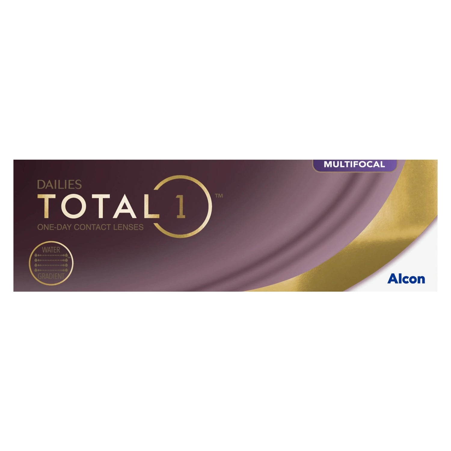 30 pack Alcon Dailies Total 1 box of contacts on white background