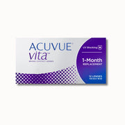 Acuvue Vita contact lenses packaging on a white background