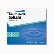 Bausch & Lomb SofLens contact lenses packaging on a white background