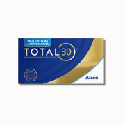Total 30 Multifocal for Astigmatism contacts on white background